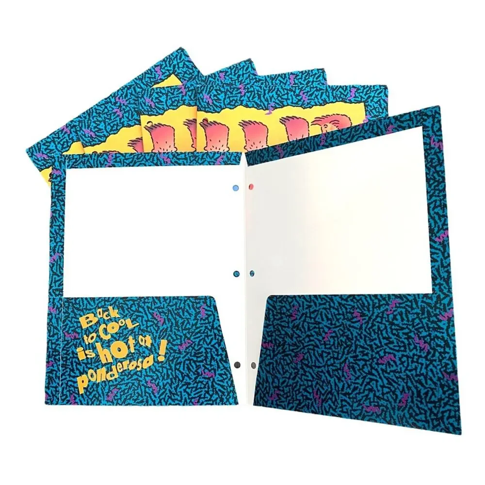 1991 Vintage Ponderosa steakhouse school folders